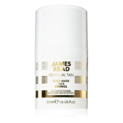 James Read Gradual Tan Sleep Mask bronzosító arcmaszk retinollal 50 ml