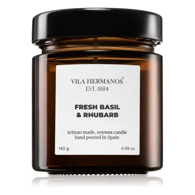 Vila Hermanos Apothecary Fresh Basil & Rhubarb illatgyertya 140 g