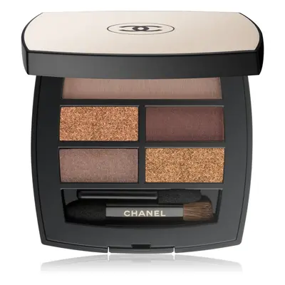 Chanel Les Beiges Eyeshadow Palette szemhéjfesték paletta árnyalat Deep 4.5 g