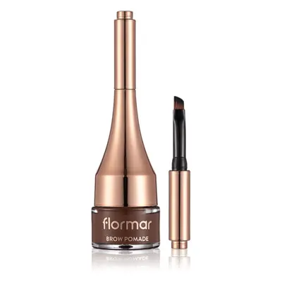 flormar Brow Pomade szemöldök pomádé ecsettel árnyalat 02 Light Brown 2,2 g