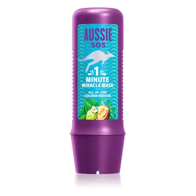 Aussie 1 Minute Miracle Color Rescue kezelés festett hajra maszk formájában 250 ml