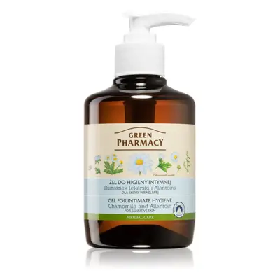 Green Pharmacy Body Care Chamomile & Allantoin gél intim higiéniára az érzékeny bőrre 370 ml