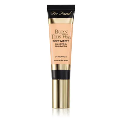 Too Faced Born This Way Soft Matte Foundation mattító make-up árnyalat Almond 30 ml