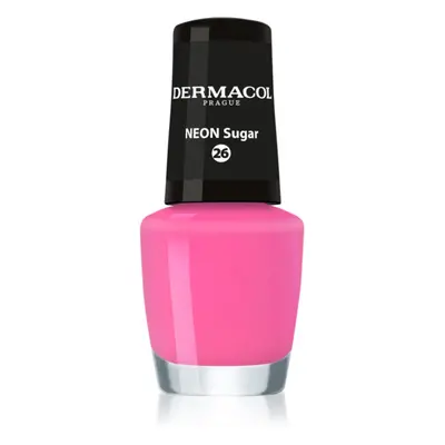 Dermacol Neon neon körömlakk árnyalat 26 Sugar 5 ml