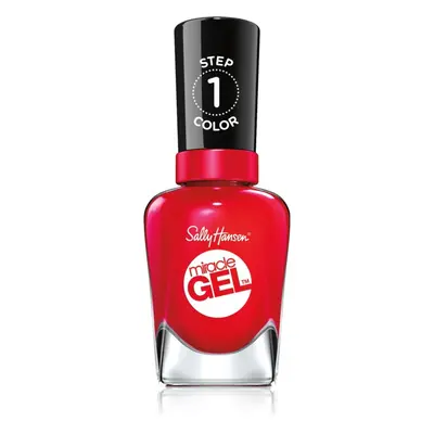 Sally Hansen Miracle Gel™ géles körömlakk UV/LED lámpa használata nélkül árnyalat 470 Red Eye 14