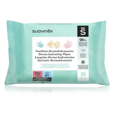 Suavinex Baby Dermo-hydrating Wipes nedves törlőkendők arcra és testre 25 db