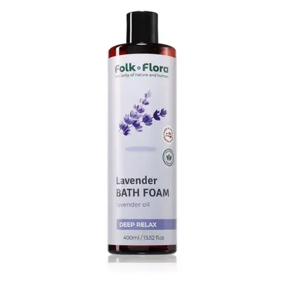 Folk & Flora Lavender habfürdő nyugtató hatással 400 ml