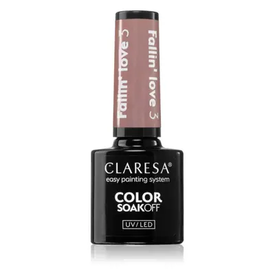 Claresa SoakOff UV/LED Color Fallin' Love géles körömlakk árnyalat 3 5 g