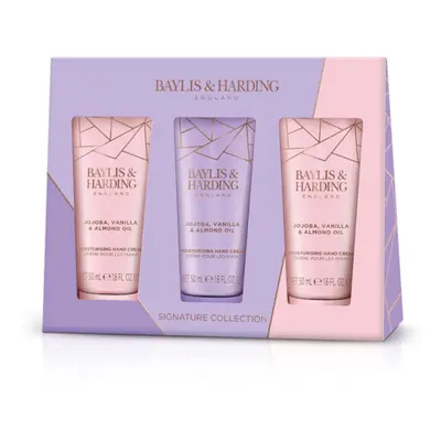 Baylis & Harding Jojoba, Vanilla & Almond Oil ajándékszett (kézre) mandulaolajjal