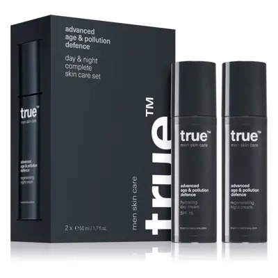 true men skin care Day & night complete skin care set arcápoló szett (Nappali és éjjeli ápolás) 