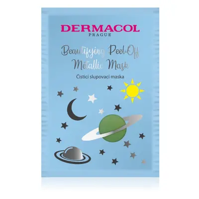 Dermacol Beautifying Peel-Off Metallic Mask lehúzható maszk mélytisztításhoz 15 ml