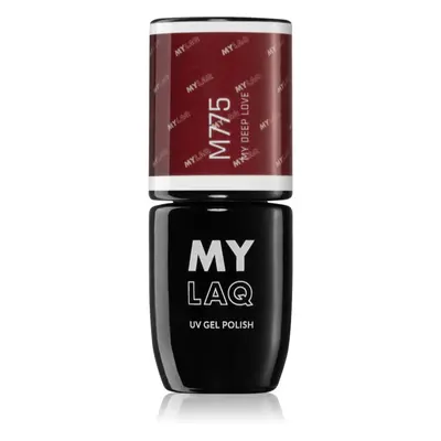 MYLAQ UV Gel Polish géles körömlakk árnyalat My Deep Love 5 ml