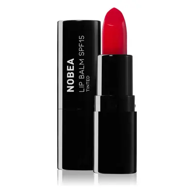 NOBEA Day-to-Day Lip Balm SPF 15 Tinted ajakbalzsam SPF 15 #L02 Cherry red 4 g