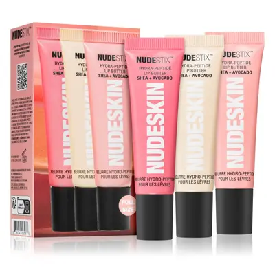 Nudestix Nudeskin Hydra-Peptide Lip Butter Tint Set ajándékszett az ajkakra