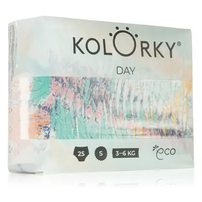 Kolorky Day Brushes eldobható ÖKO pelenkák S méret 3-6 Kg 25 db