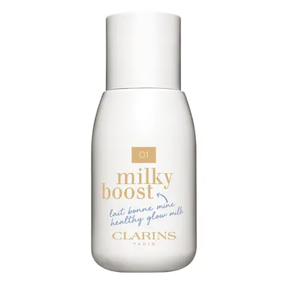 Clarins Milky Boost színező tej egységesíti a bőrszín tónusait árnyalat 01 Milky Cream 50 ml