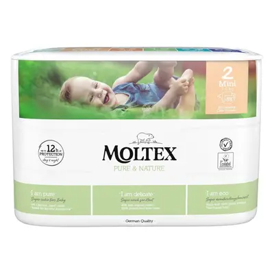 Moltex Pure & Nature Mini Size 2 eldobható ÖKO pelenkák 3-6 kg 38 db