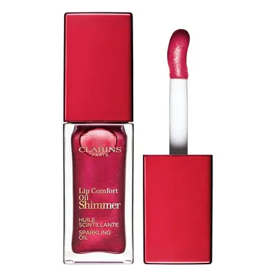 Clarins Lip Comfort Oil Shimmer ajak olaj árnyalat 08 Burgundy Wine 7 ml