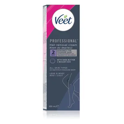 Veet Professional All Skin Types szőrtelenítő krém minden bőrtípusra 100 ml