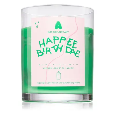 Not So Funny Any Crystal Candle Hapee Birthdae kristályos gyertya 220 g