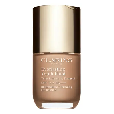 Clarins Everlasting Youth Fluid Foundation élénkítő make-up SPF 15 árnyalat 112 Amber 30 ml