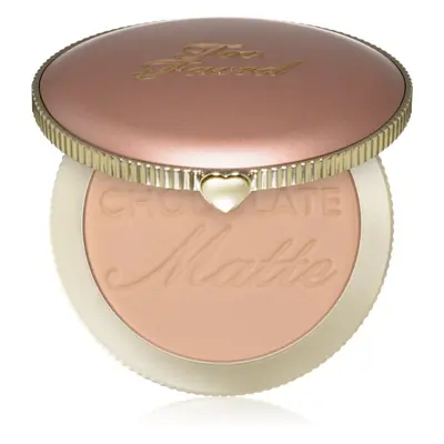 Too Faced Chocolate Soleil Matte Bronzer bronzosító matt hatással árnyalat Milk Chocolate 8 g