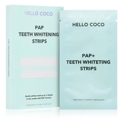 Hello Coco PAP+ Teeth Whitening Strips fogfehérítő szalag a fogakra 28 db