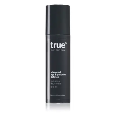 true men skin care Hydrating day cream nappali hidratáló krém SPF 15 50 ml