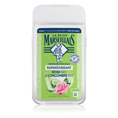 Le Petit Marseillais Bio Rose & Bio Cucumber gyengéd tusfürdő gél 250 ml