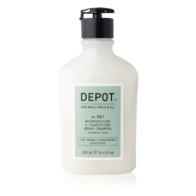 Depot 500 BEARD & MOUSTACHE SPECIFICS NO. 501 MOISTURIZING & CLARIFYING BEARD SHAMPOO hidratáló 