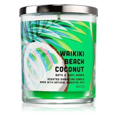 Bath & Body Works Waikiki Beach Coconut illatgyertya 227 g