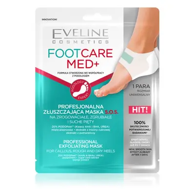 Eveline Cosmetics Foot Care Med hámlasztó maszk sarokra 2 db