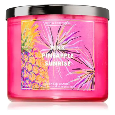 Bath & Body Works Pink Pineapple Sunrise illatgyertya 411 g