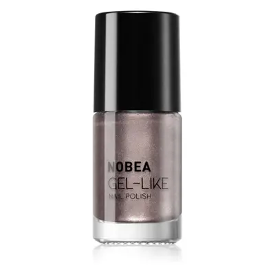 NOBEA Metal Gel-like Nail Polish körömlakk géles hatással árnyalat chrome #N43 6 ml