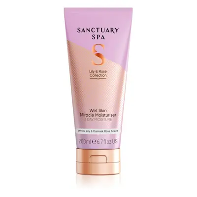 Sanctuary Spa Lily & Rose hidratáló testápoló tej zuhanyba 200 ml