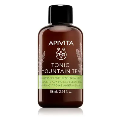 Apivita Tonic Mountain Tea Tonifying Shower Gel tonizáló tusfürdő gél 75 ml