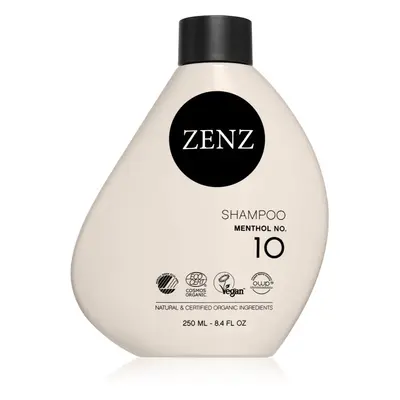 ZENZ Organic Menthol No. 10 sampon zsíros hajra és fejbőrre 250 ml