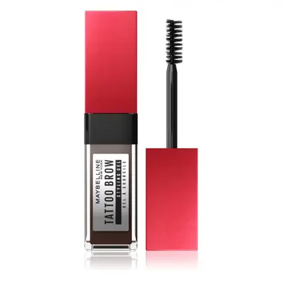 Maybelline Tattoo Brow 36H hosszantartó szemöldök gél árnyalat Deep Brown 6 ml