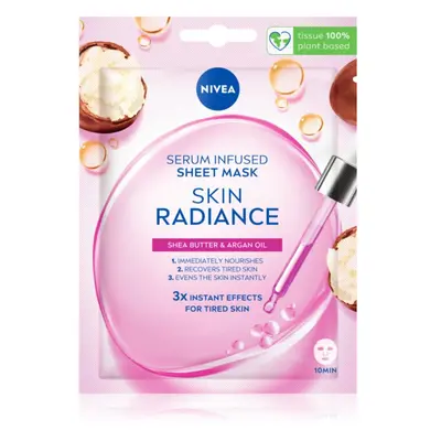 NIVEA Skin Radiance fehérítő gézmaszk 1 db