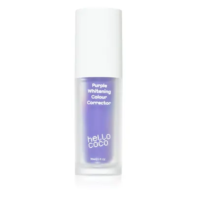 Hello Coco Purple Whitening Colour Corrector fehérítő fogkrém 30 ml