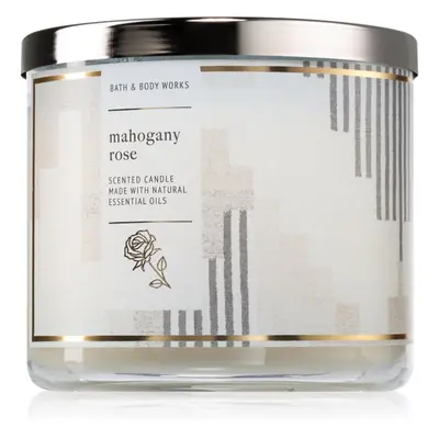 Bath & Body Works Mahogany Rose illatgyertya 411 g