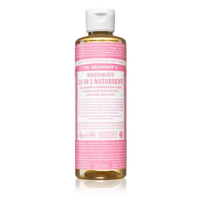 Dr. Bronner’s Cherry Blossom 18-in-1 Liquid Soap folyékony univerzális szappan 240 ml