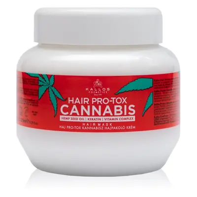 Kallos Hair Pro-Tox Cannabis regeneráló hajmasz kender olajjal 275 ml