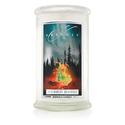 Kringle Candle Bourbon Bonfire illatgyertya 624 g