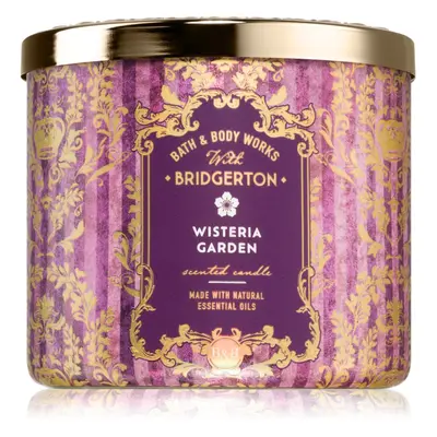 Bath & Body Works Bridgerton Wisteria Garden illatgyertya 411 g