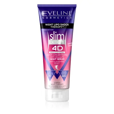 Eveline Cosmetics Slim Extreme szuperkoncentrált éjszakai szérum melegítő hatással 250 ml