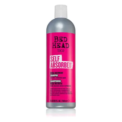 TIGI Bed Head Self absorbed tápláló sampon száraz és sérült hajra 750 ml