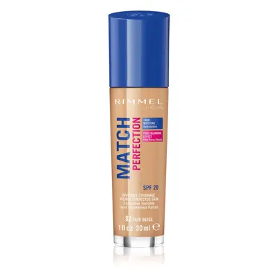 Rimmel Match Perfection folyékony make-up SPF 20 árnyalat 082 Fair Beige 30 ml