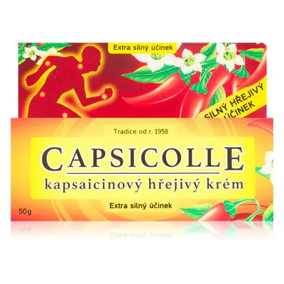 Capsicolle Capsaicin cream hot krém fokozottan hat a fáradt izmokra és ízületekre 50 g