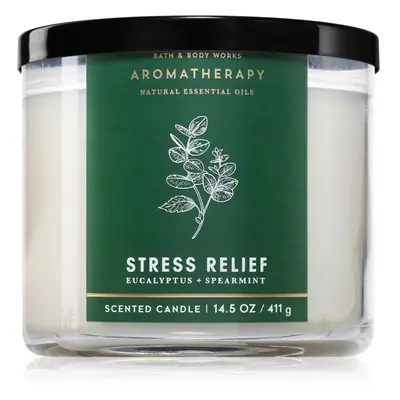 Bath & Body Works Stress Relief Eucalyptus & Spearmint illatgyertya 411 g